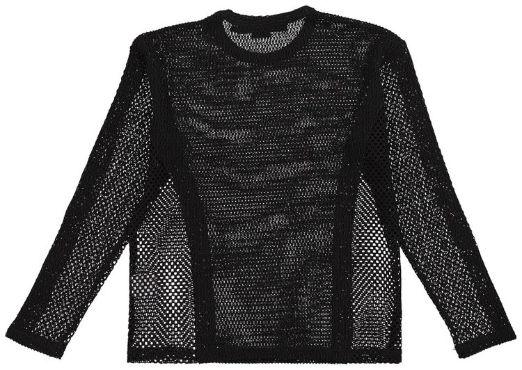Andersson Bell Dellen Net Crewneck Sweater Black