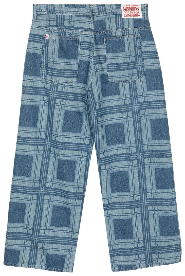 Charles Jeffrey Loverboy Wide Denim Jean Blue