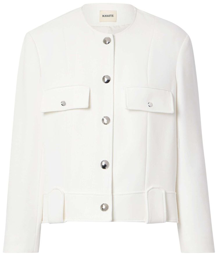 Khaite Laybin Jacket Chalk