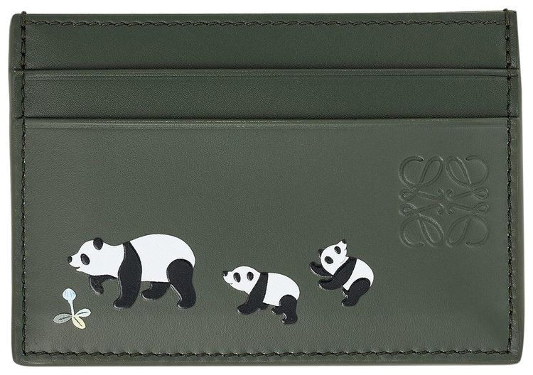 Loewe Card Holder Bottle Green