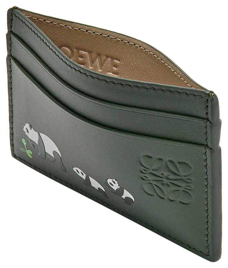 Loewe Card Holder Bottle Green