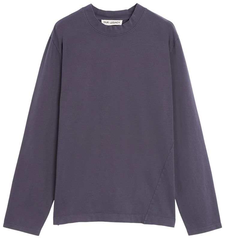 Our Legacy Twisted Long Sleeve T Shirt Lava Rock