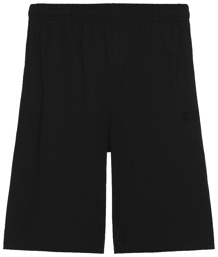 Vetements Jersey Short Black