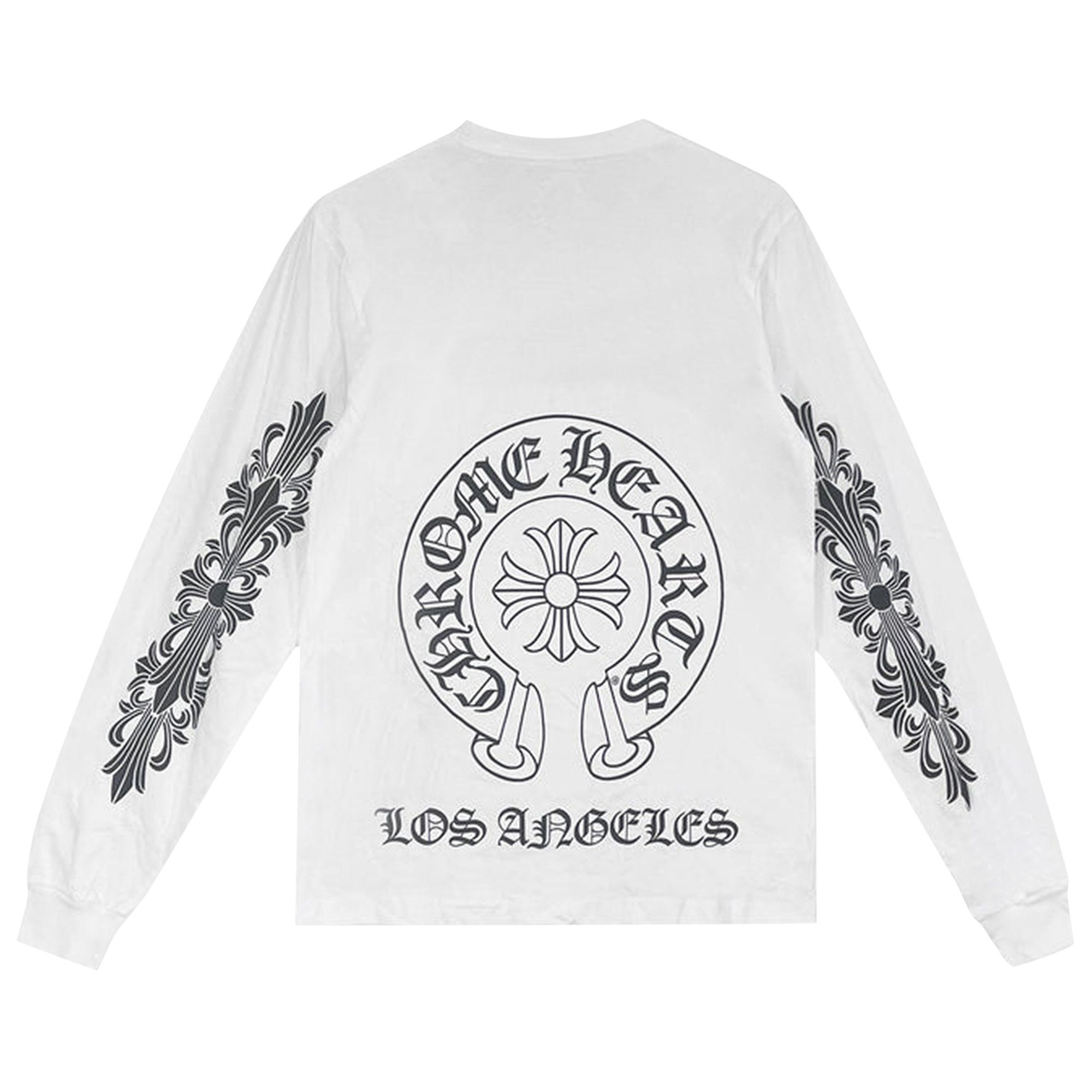 Buy Chrome Hearts Los Angeles Exclusive Long Sleeve T shirt White Buy Chrome Hearts Los Angeles Exclusive Long Sleeve T shirt White