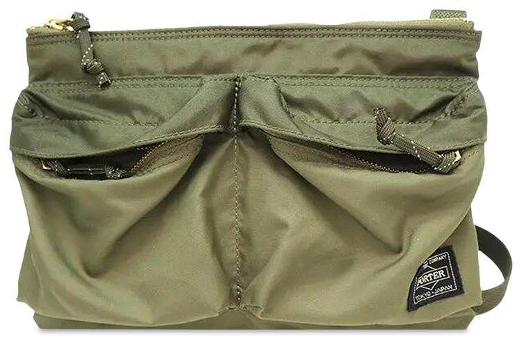Porter Yoshida  Co Force Shoulder Bag Khaki Green