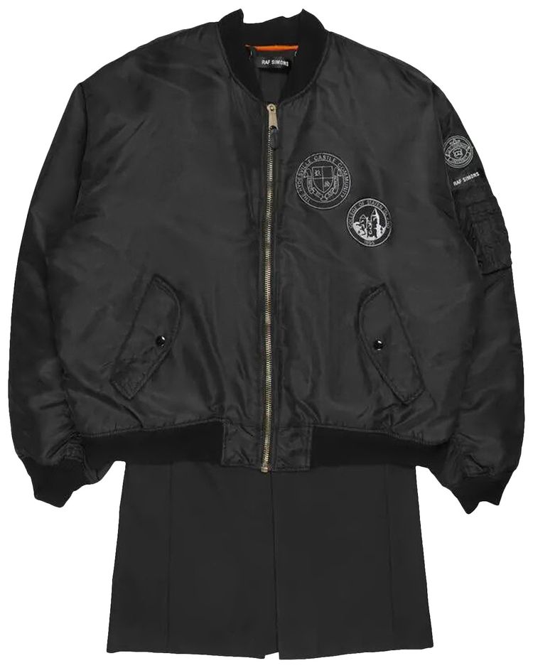 Raf Simons Confusion Bomber Jacket Black