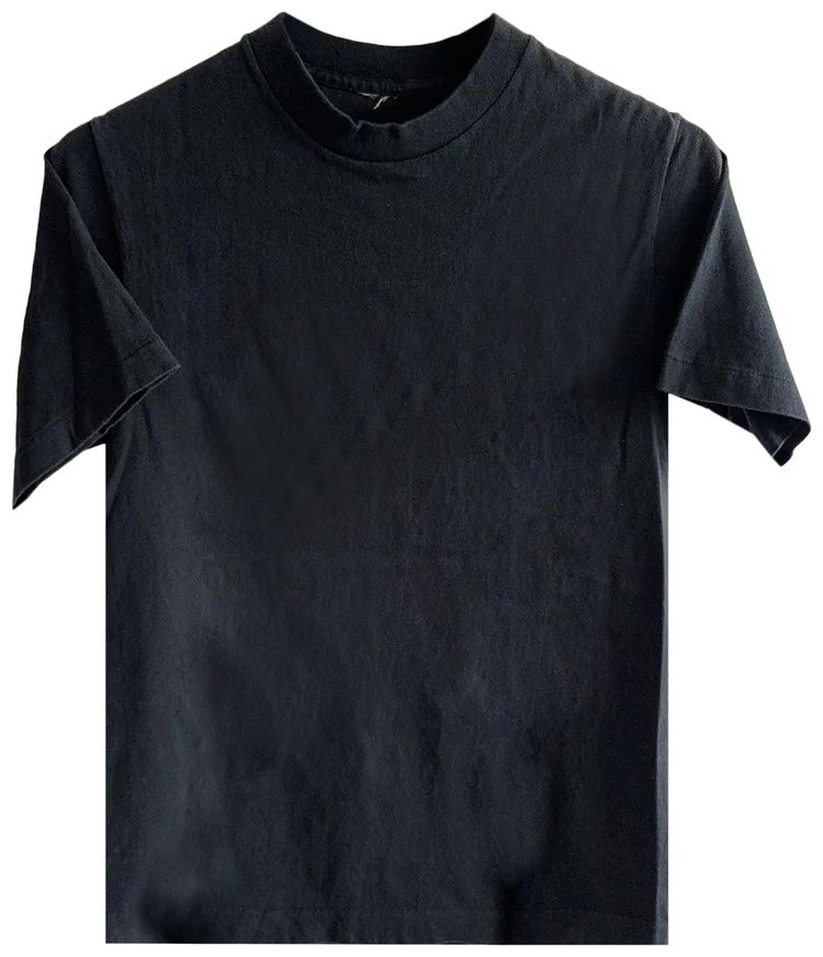 Vintage Stussy S Crown Logo Tee Black