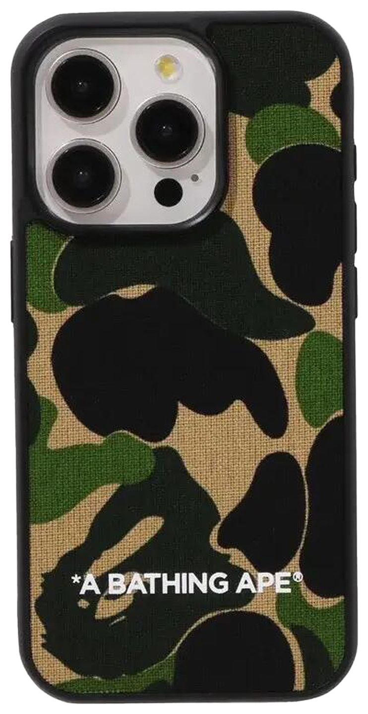 BAPE ABC Camo iPhone 15 Pro Max Case Green