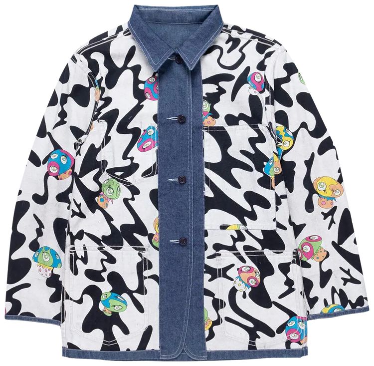Issey Miyake x Takashi Murakami Reversible Coat Multicolor