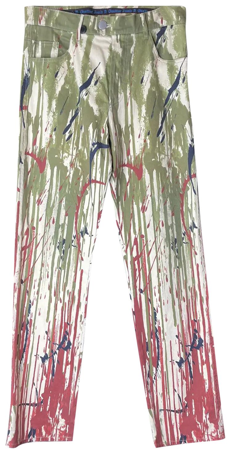 Jean Paul Gaultier Drip Pants Multicolor
