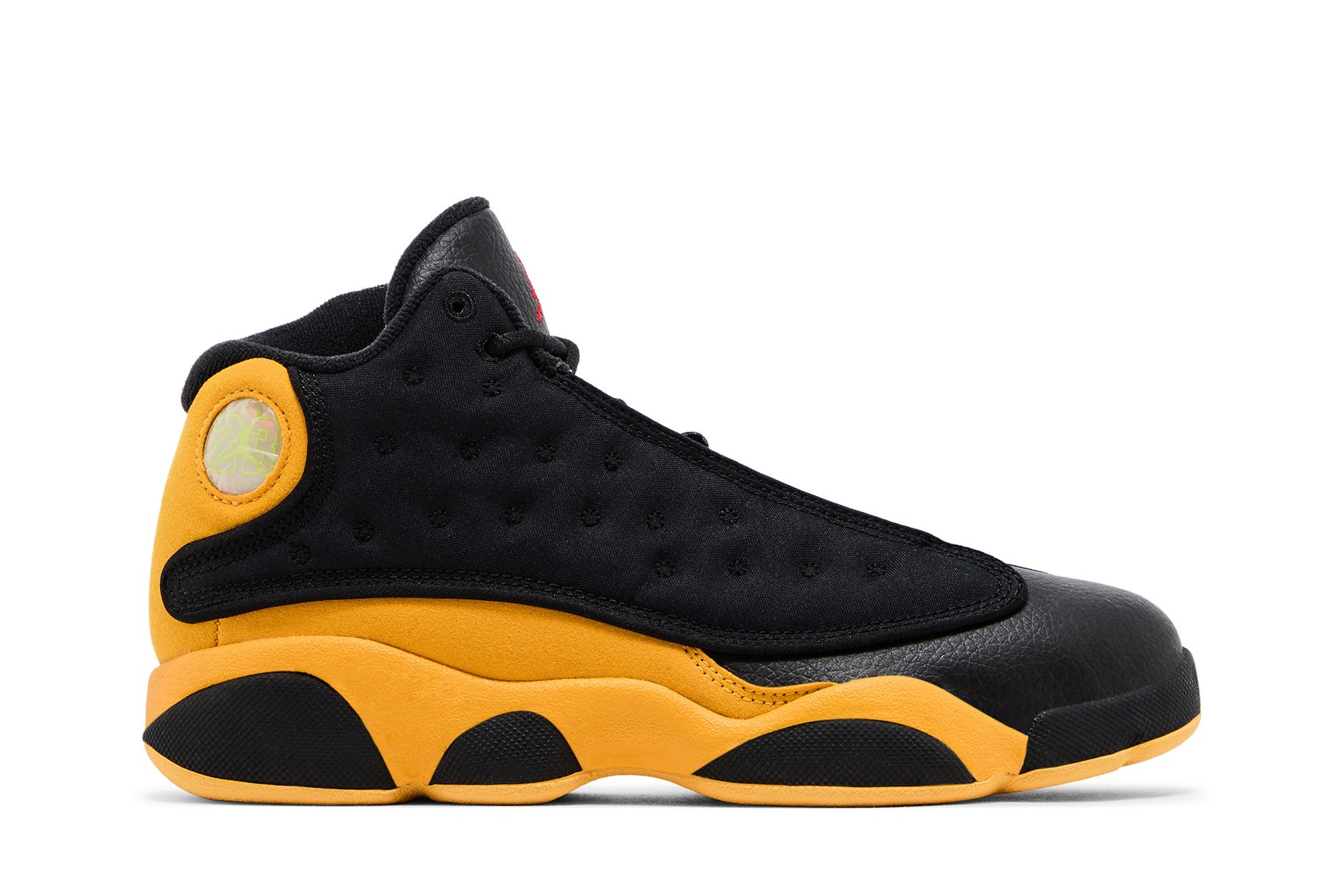 yellow and black jordan 13s