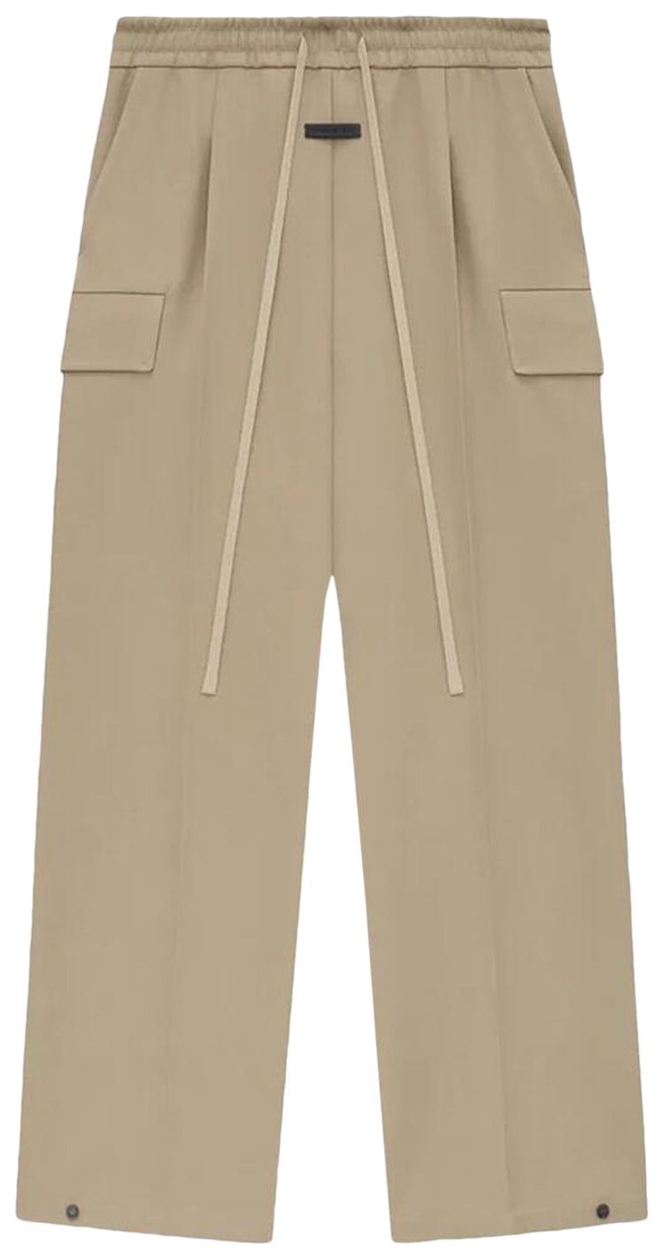 Fear of God Logo Patch Drawstring Cargo Pants Dune
