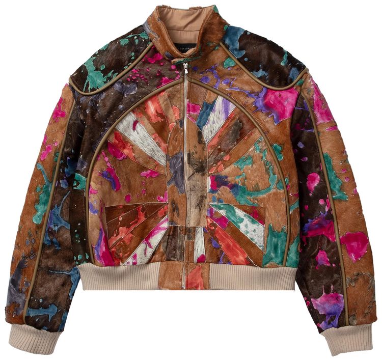 Who Decides War Flight Window Jacket Multicolor