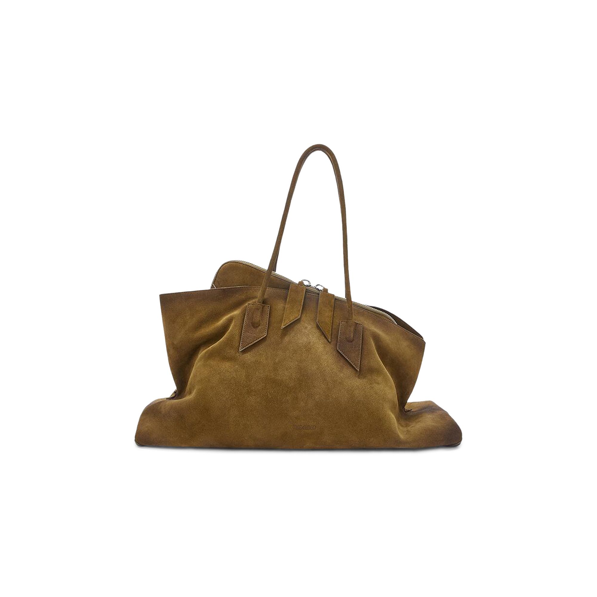 Buy The Attico La Passeggiata Top Handle Bag 'Green Brush