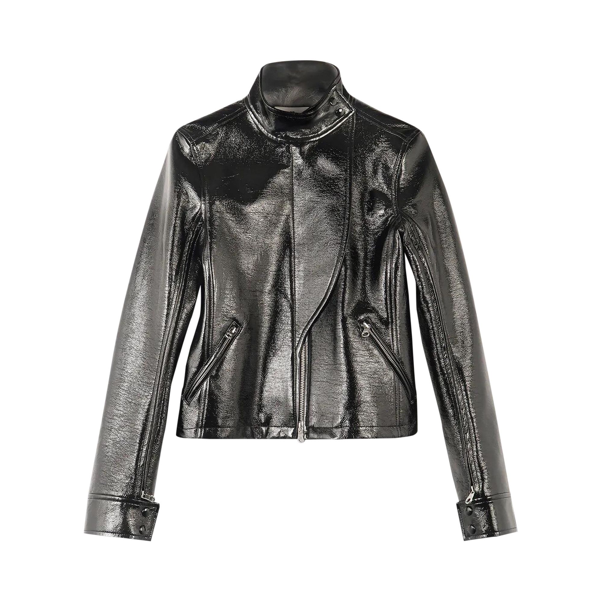 ジャケット Courreges 'Motorcycle Vinyl' jacket (424CBL212VY0014 9999) Motorcycle Vinyl Jacket Black | The Webster