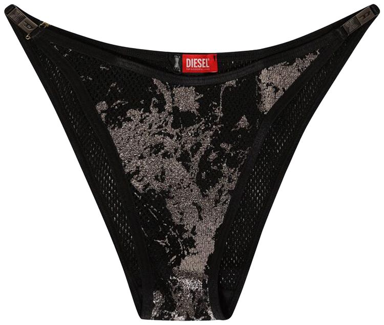 Diesel Fishnet String Bikini Black