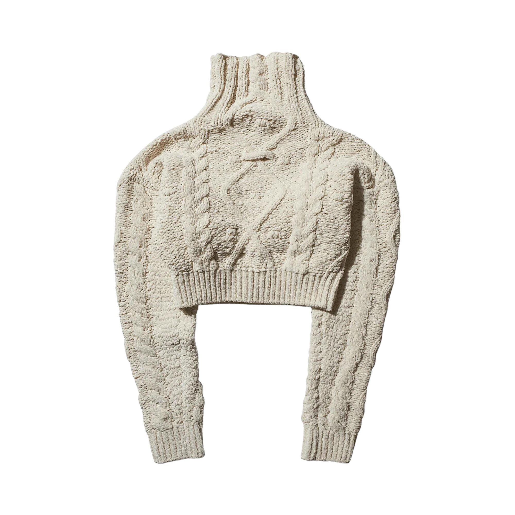 Buy Jean Paul Gaultier Madonna Knitted Breast Sweater 'Cream' - 24 31 F  PL058 M081 64 | GOAT
