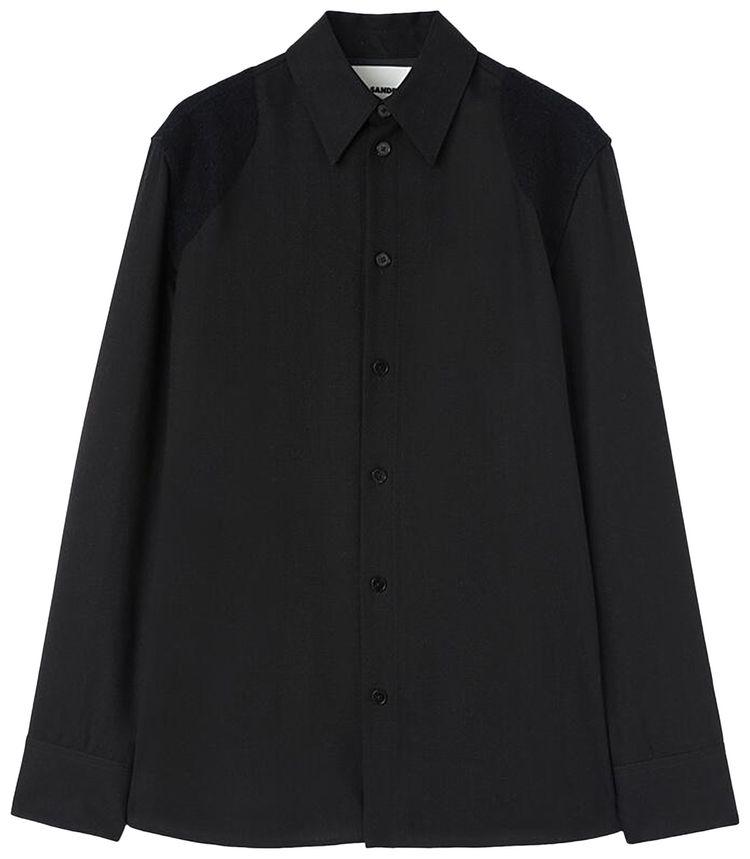 Jil Sander Wool Shirt Black