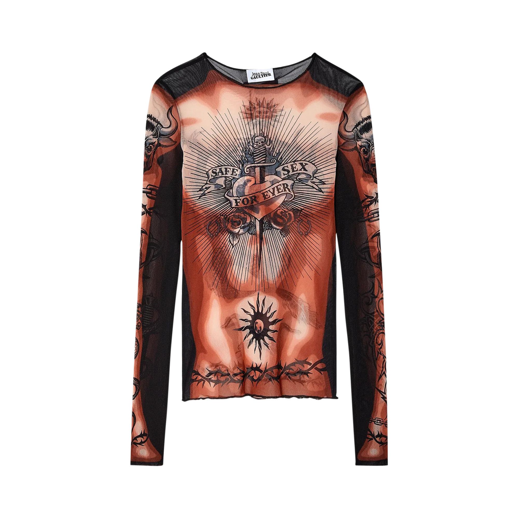 Buy Jean Paul Gaultier Printed Safe Sex Tattoo Long-Sleeve