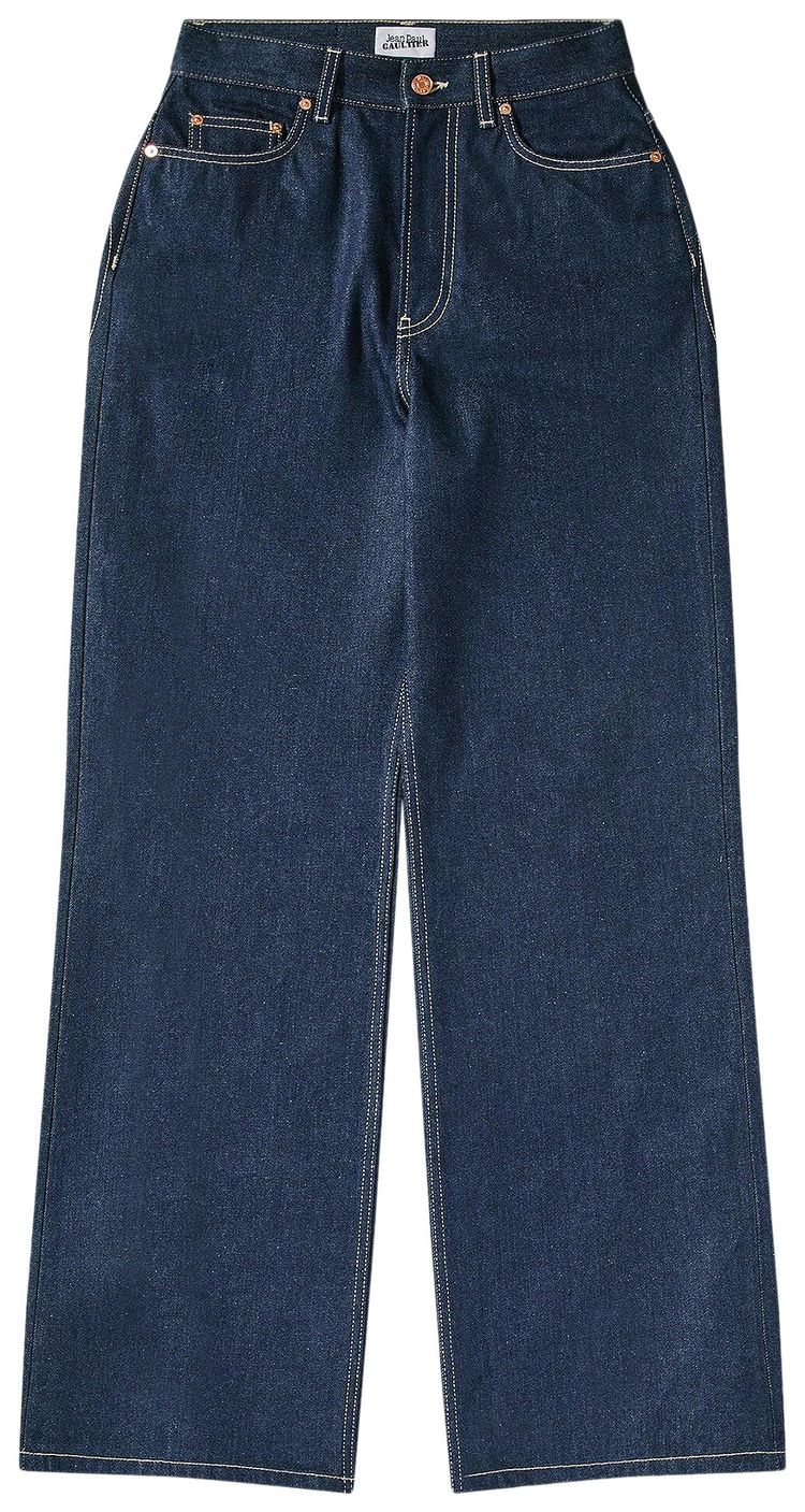 Jean Paul Gaultier Madonna Inspired Denim Pant IndigoTabac