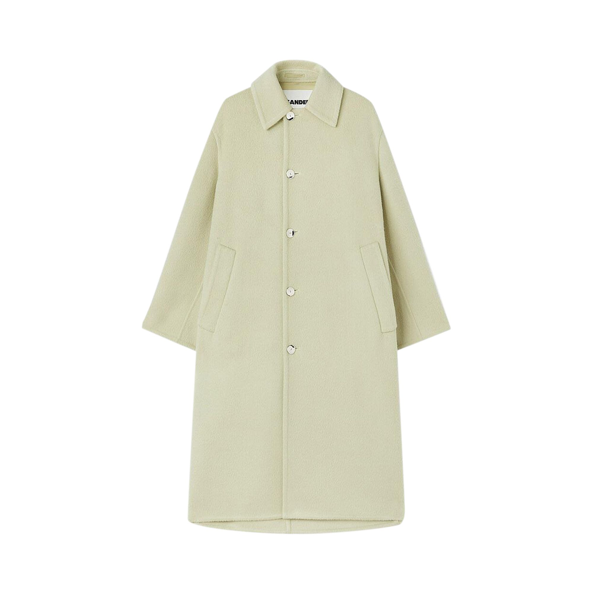 Buy Jil Sander Wool Coat 'Mist Green' - J21AA0184 J40206 926 | GOAT
