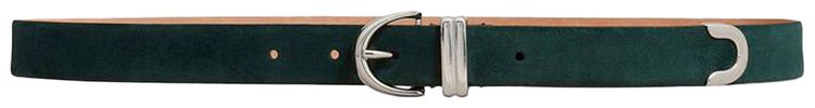 Khaite Bambi Skinny Belt English Green