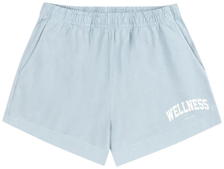 Sporty  Rich Wellness Ivy Disco Shorts BlueWhite