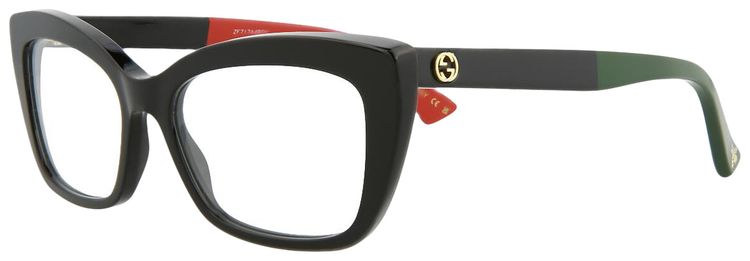Gucci Cat Eye Frame Eyeglasses Black