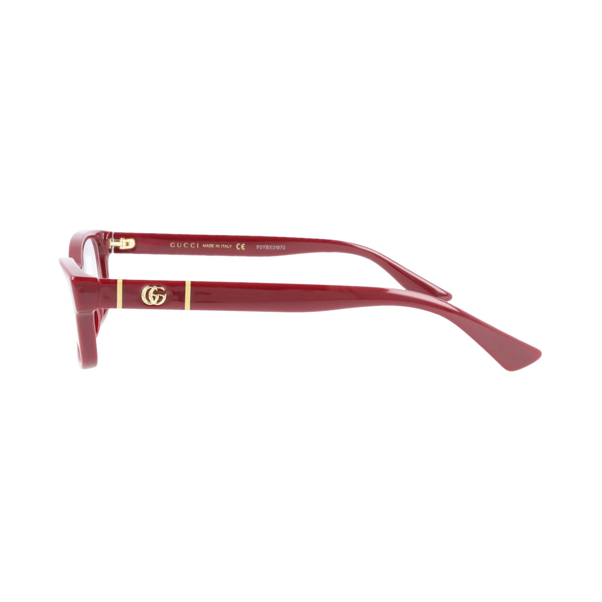red gucci eyeglasses
