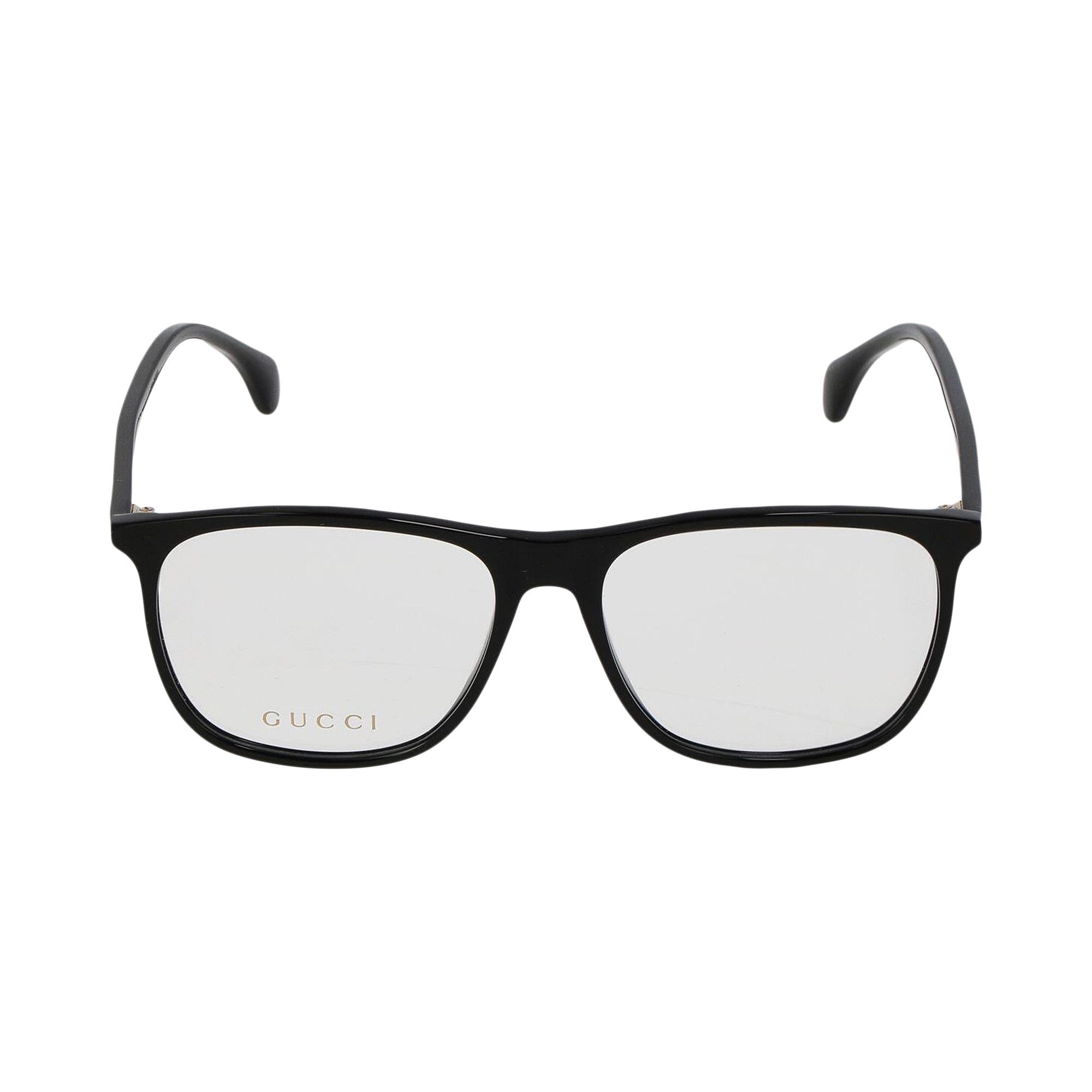 Buy Gucci Square Frame Eyeglasses Black GG0554O 001 GOAT CA