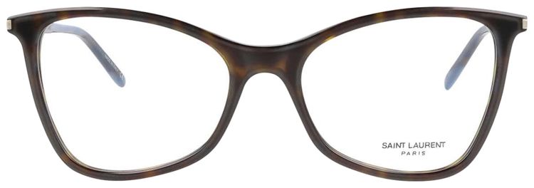 Saint Laurent Cat Eye Frame Eyeglasses Havana