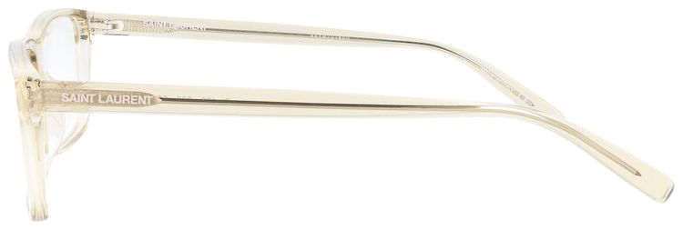 Saint Laurent Rectangular Frame Eyeglasses Yellow