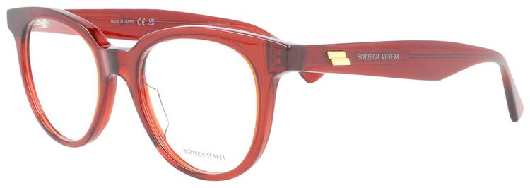 Bottega Veneta Cat Eye Frame Eyeglasses Burgundy