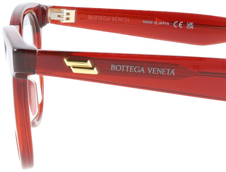 Bottega Veneta Cat Eye Frame Eyeglasses Burgundy