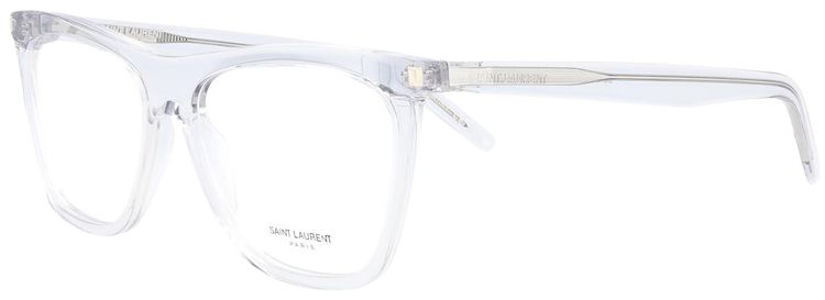 Saint Laurent Cat Eye Frame Eyeglasses Grey