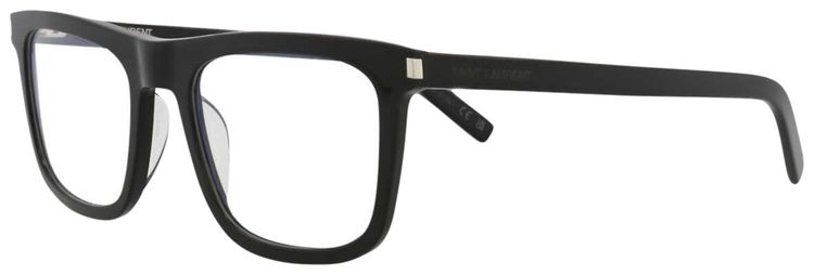 Saint Laurent Square Frame Eyeglasses Black