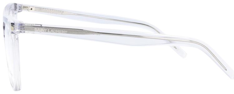 Saint Laurent Cat Eye Frame Eyeglasses Grey