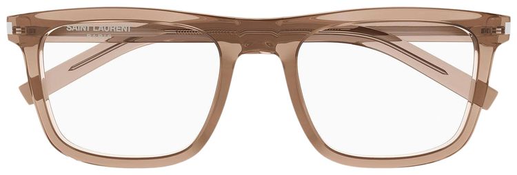 Saint Laurent Square Frame Eyeglasses Brown