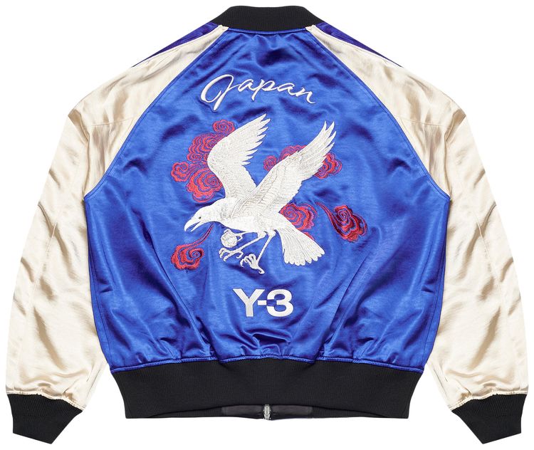 Y 3 JFA Souvenir Jacket Bold BlueChampagneBlack