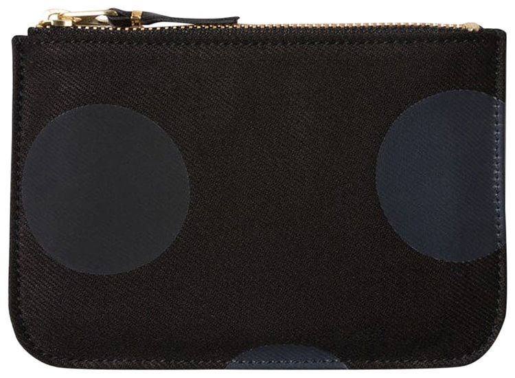 Comme des Garcons Wallet Rubber Dot Wallet Black