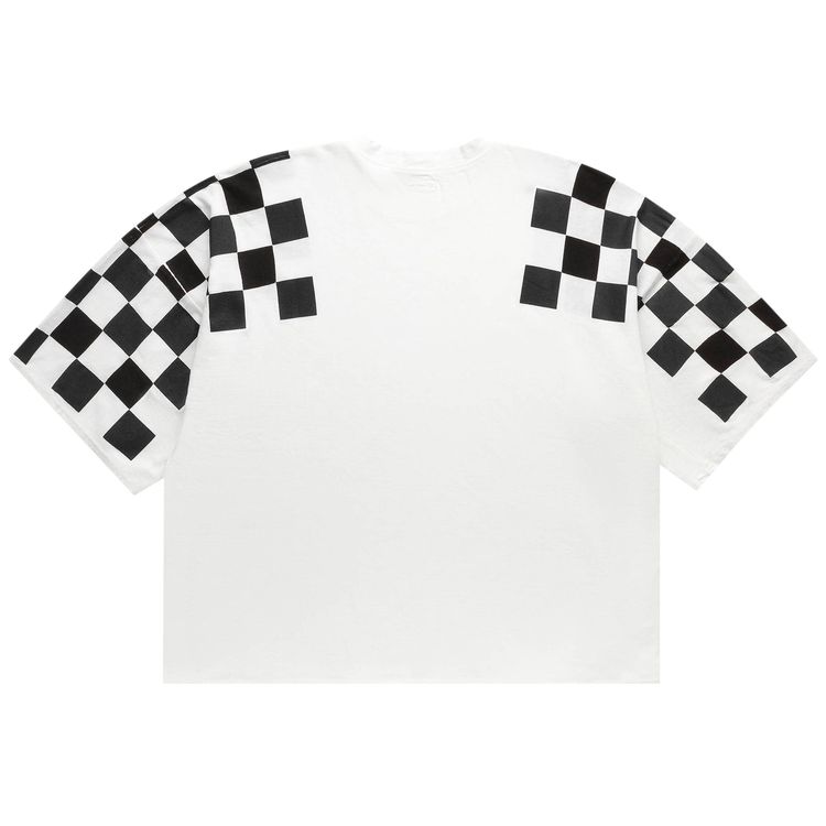 Kapital Jersey Racer Flag Huge T Shirt White