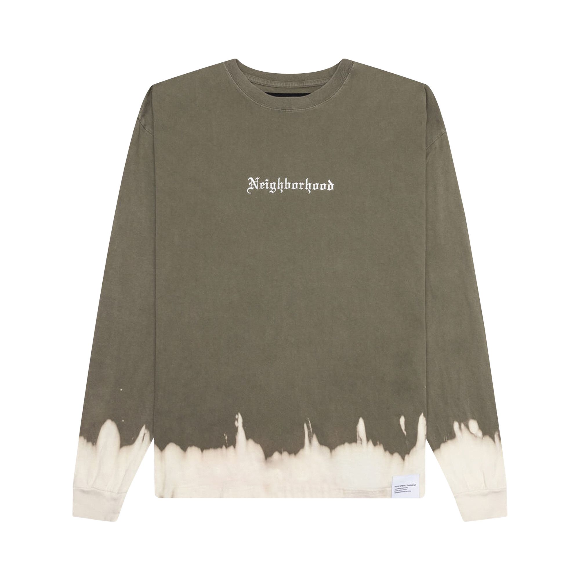 Buy Neighborhood Savage Long-Sleeve Crewneck 'Olive Drab