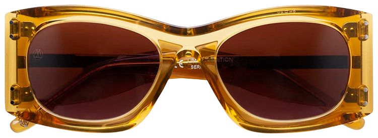 SUPER by RetroSuperFuture 4 Cerniere Sunglasses Ambra