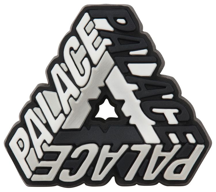 Palace P3 Pin Badge GreyBlack