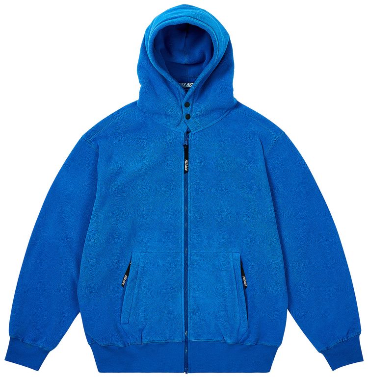Palace Polartec Lazer Zip Hood Palatial Blue