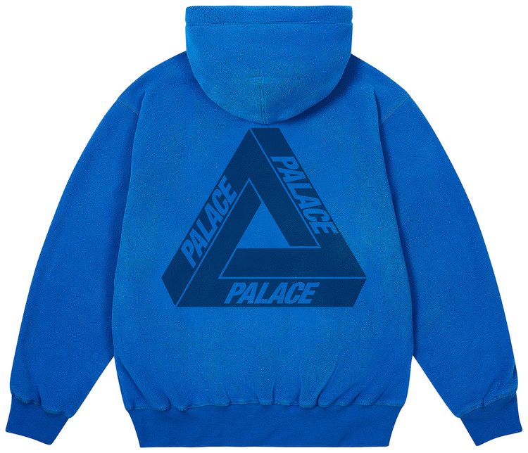 Palace Polartec Lazer Zip Hood Palatial Blue