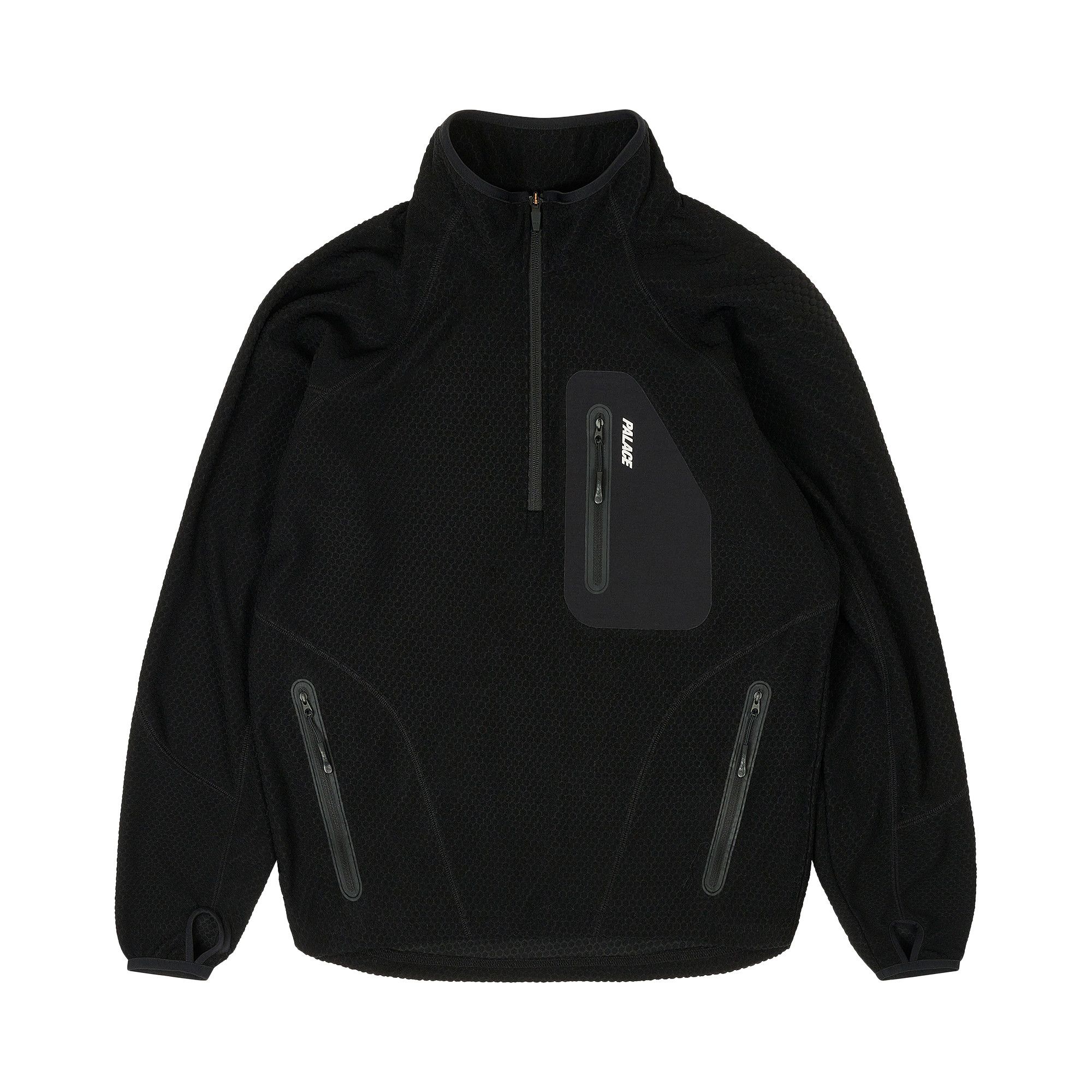 Buy Palace Run It 1/2 Zip Thermal Track Jacket 'Black' - P27ES096