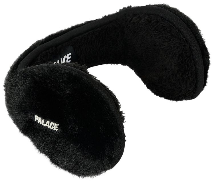 Palace Teddy Earwarmer Black Tip