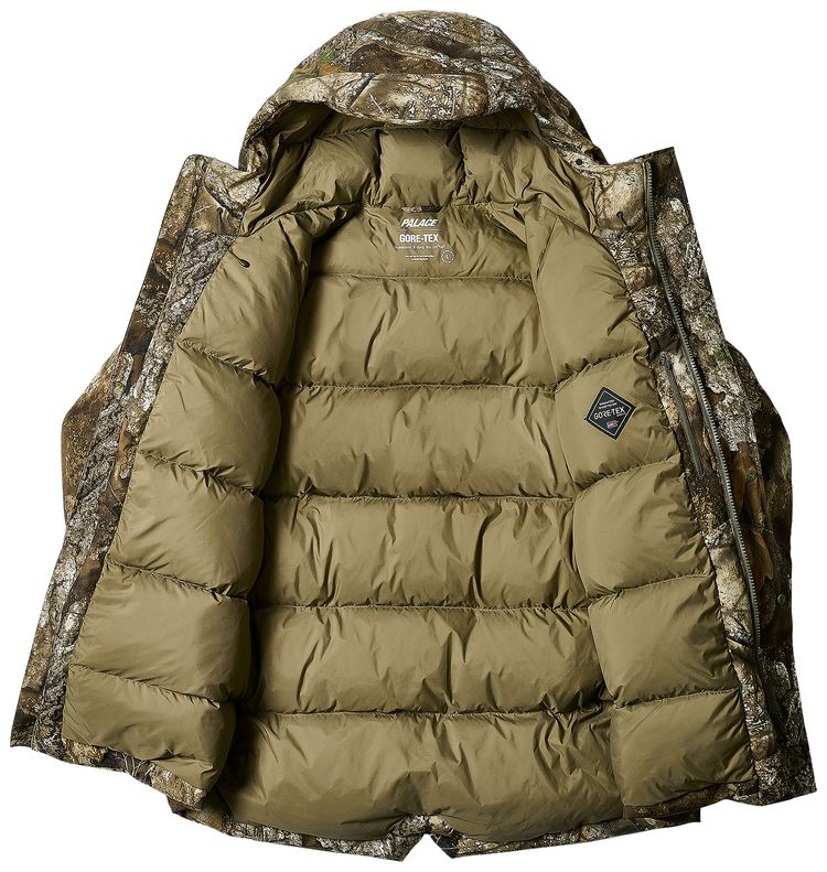 Palace GORE TEX Cargo Down Parka Realtree Apx