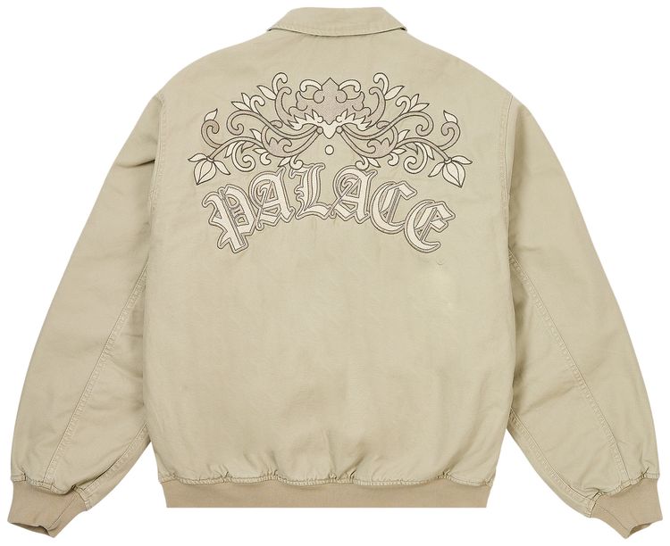 Buy Palace Floral Canvas Bomber Jacket 